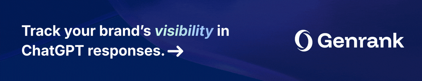 GenRank - Get more Traffic from ChatGPT with Generative Engine Optimization